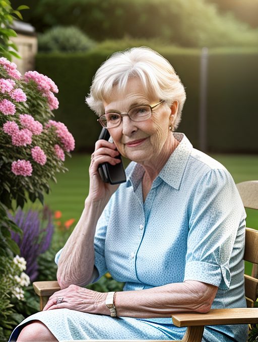 Talking on phone gardencare2000 man talking on phone